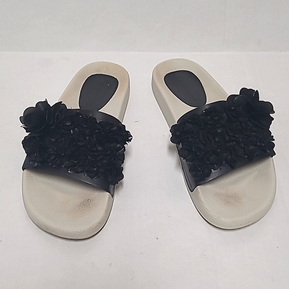 Zara Ruffle Slides
